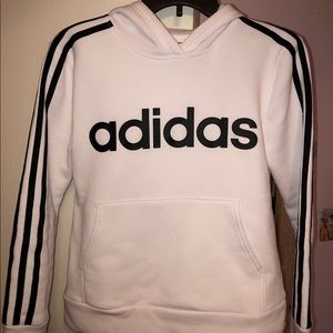 Adidas white hoodie